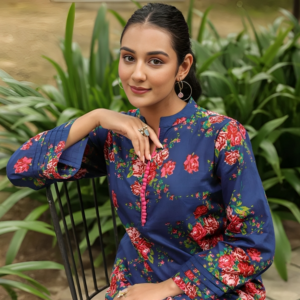 Royal Blue Kurta Pant Set