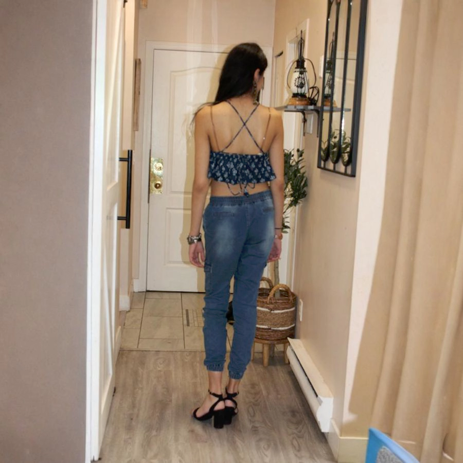 Tree Halter Neck Tops-4