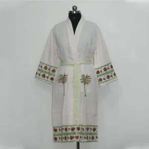 Waffle Palm Bathrobe