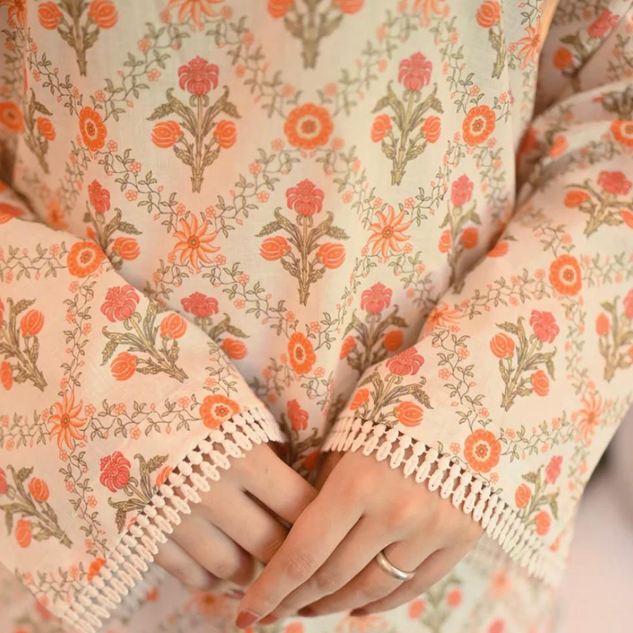 Zia Beige Mul-cotton set-1